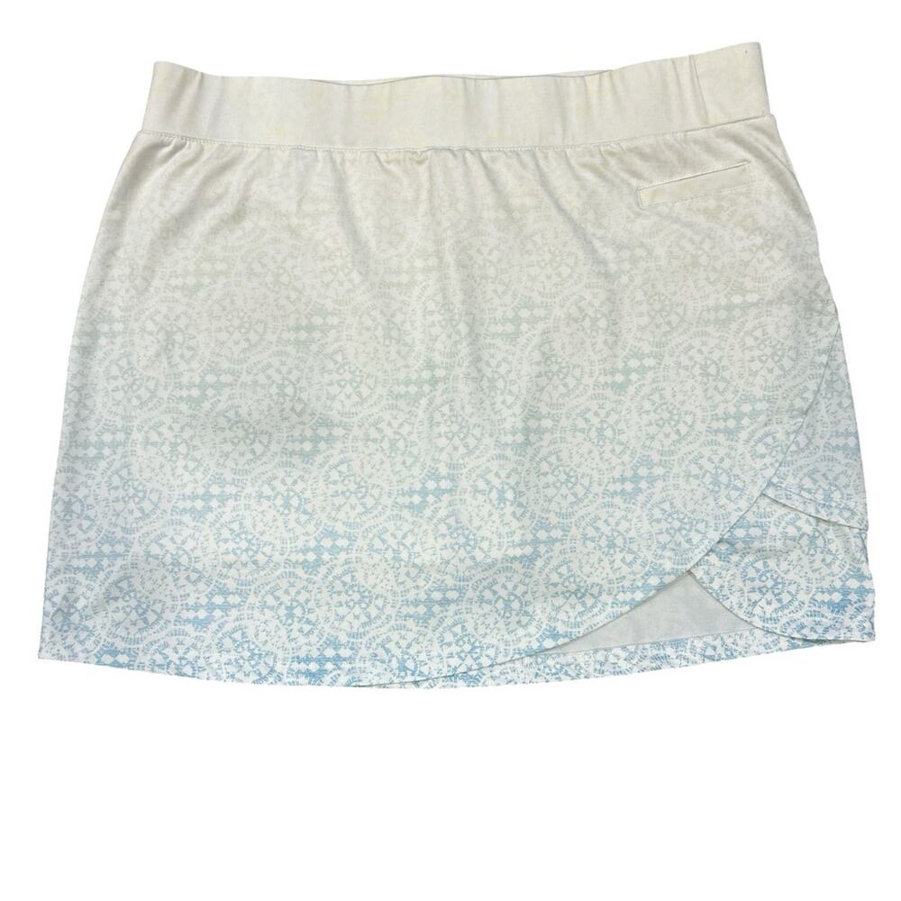 Pebble Beach Dry-Luxe Performance Ombre Athletic Skort Golf Tennis XL
